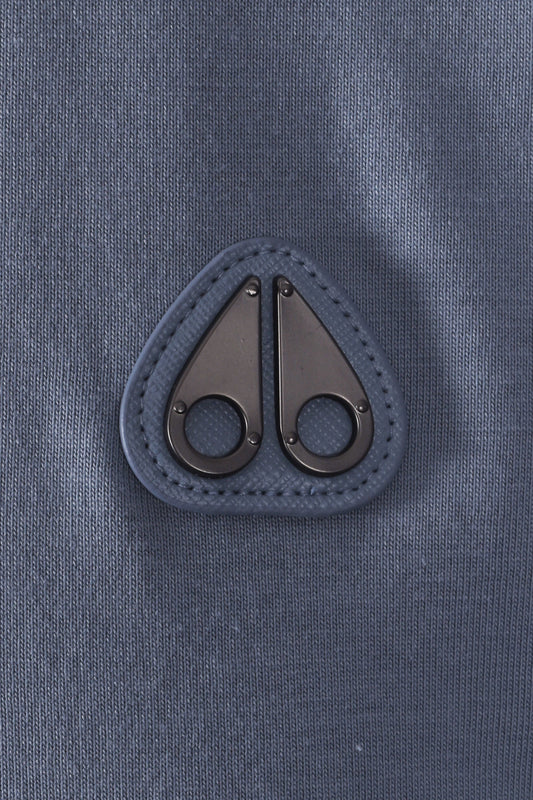 MOOSE KNUCKLES CRESCENT T-SHIRT JET STREAM