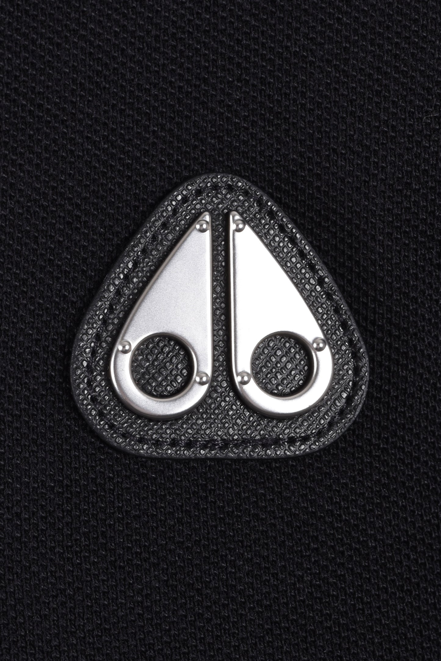 MOOSE KNUCKLES EVERETT POLO SHIRT BLACK Moose Knuckles Michael Stewart Menswear  Polo Shirts