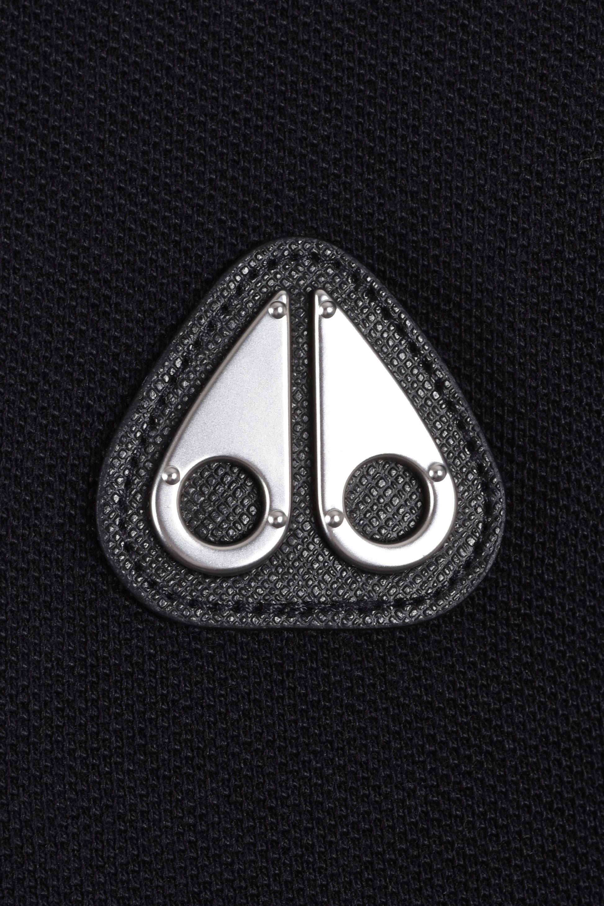 MOOSE KNUCKLES EVERETT POLO SHIRT BLACK Moose Knuckles Michael Stewart Menswear  Polo Shirts
