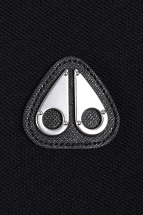 MOOSE KNUCKLES EVERETT POLO SHIRT BLACK Moose Knuckles Michael Stewart Menswear  Polo Shirts