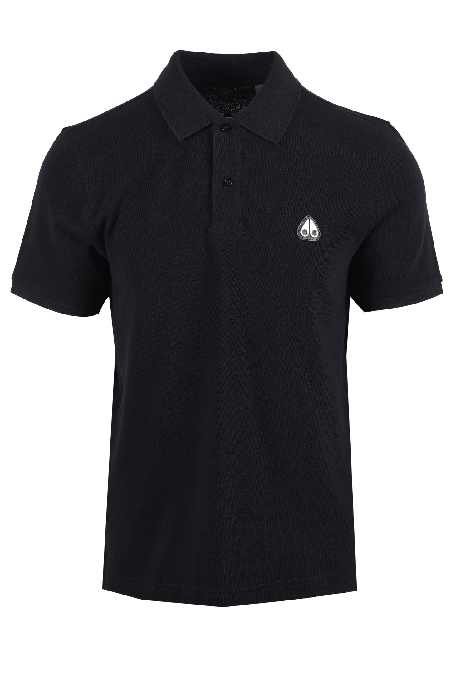 MOOSE KNUCKLES EVERETT POLO SHIRT BLACK Moose Knuckles Michael Stewart Menswear  Polo Shirts