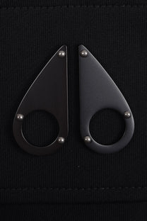 MOOSE KNUCKLES HARTSFIELD HALF ZIP BLACK Moose Knuckles