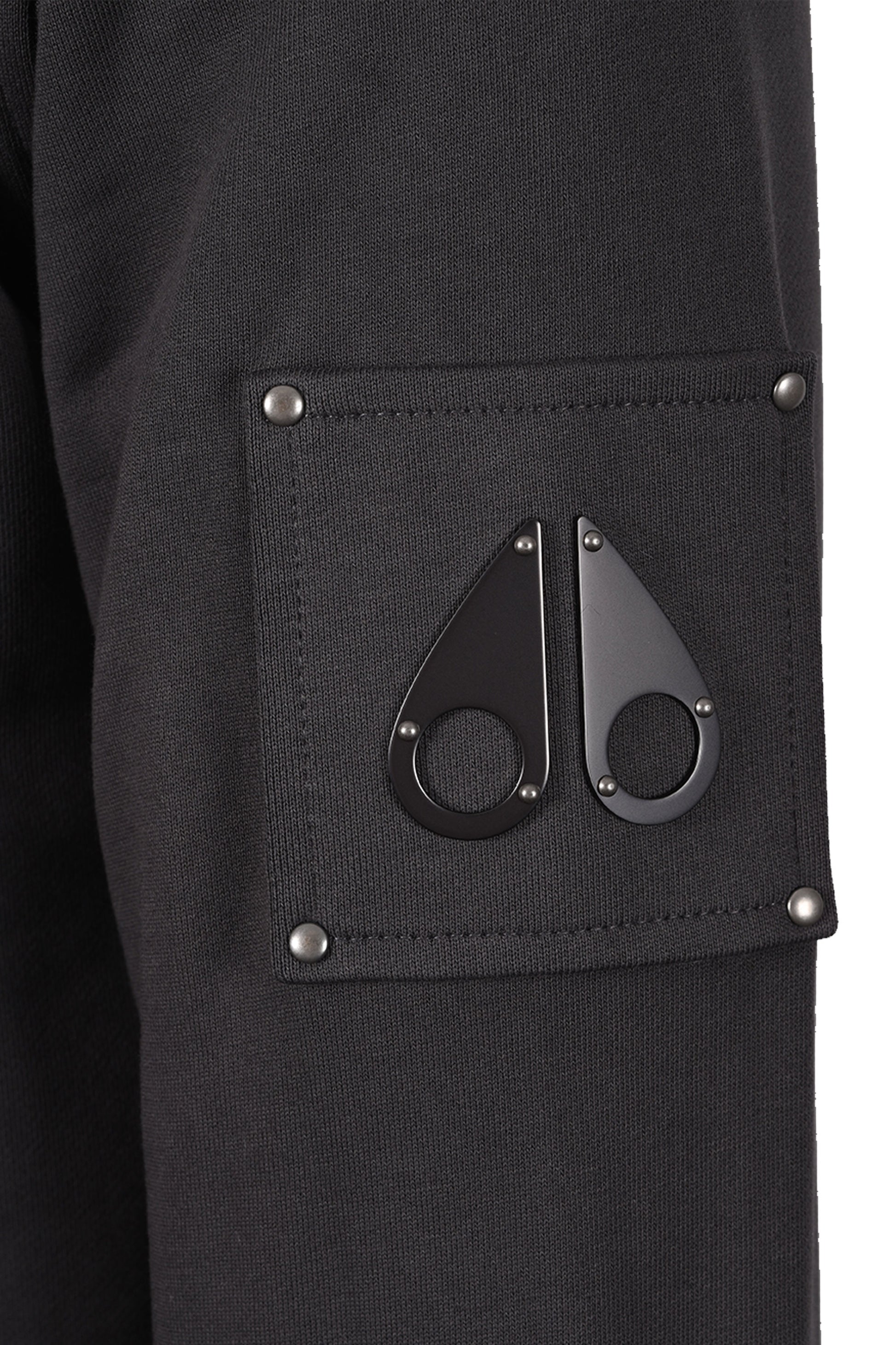 MOOSE KNUCKLES HARTSFIELD HALF ZIP CEMENT Moose Knuckles Michael Stewart Menswear  Sweatshirts