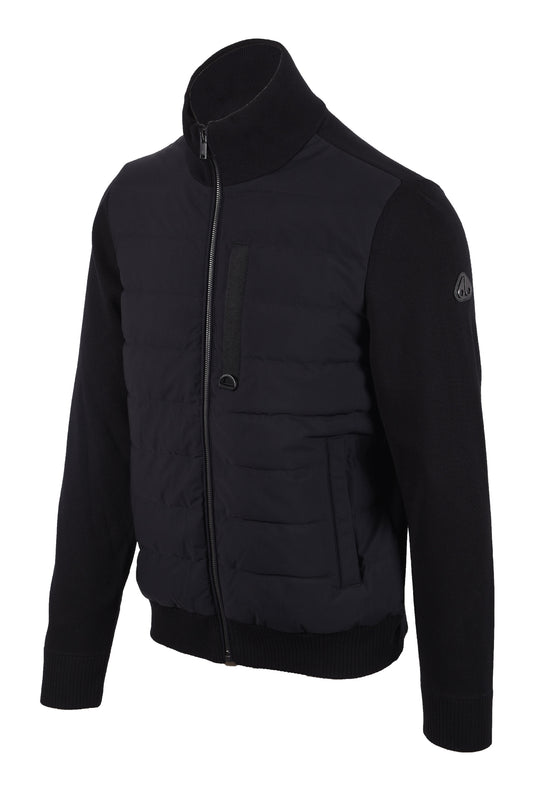 MOOSE KNUCKLES KAMET HYBRID JACKET BLACK Moose Knuckles Michael Stewart Menswear  Jackets