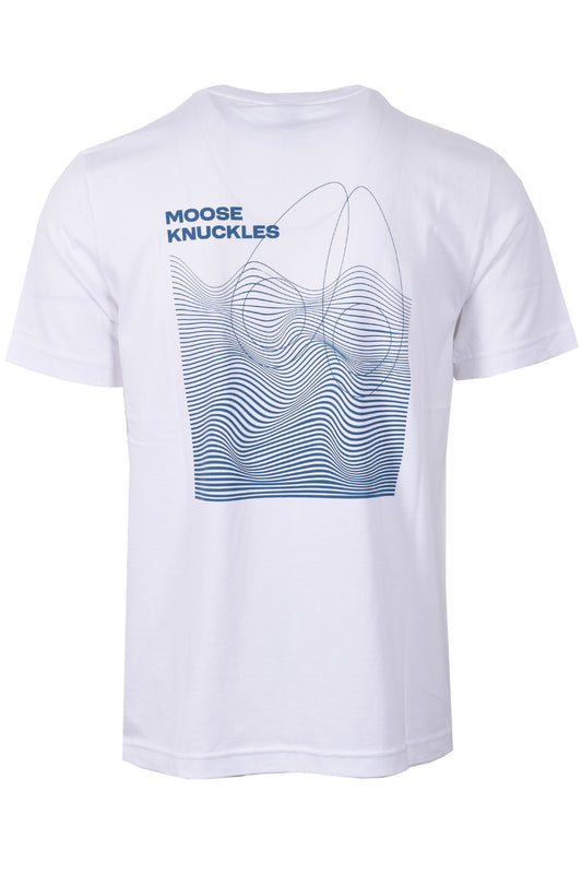 MOOSE KNUCKLES MINDFOLD T-SHIRT MILKY WAY
