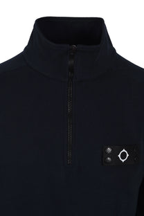 Ma.Strum Half Zip Sweatshirt Ink Navy Ma.Strum