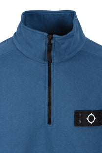 Ma.Strum Half Zip Sweatshirt Midnight Ma.Strum