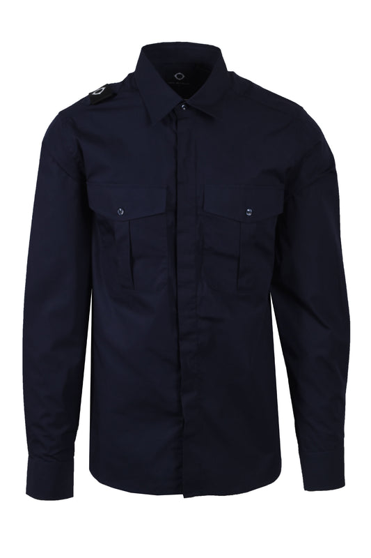 Ma.Strum LS Cyclone Shirt Ink Navy