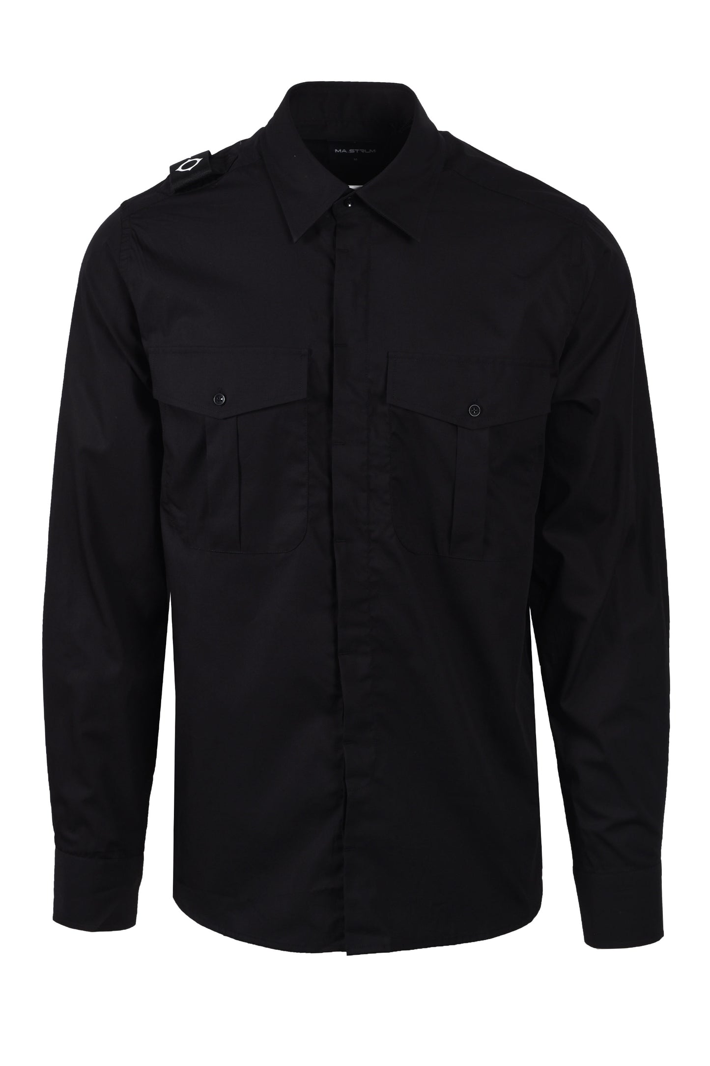 Ma.Strum LS Cyclone Shirt Jet Black