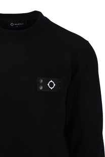 Ma.Strum Neo Crew Sweatshirt Jet Black Ma.Strum