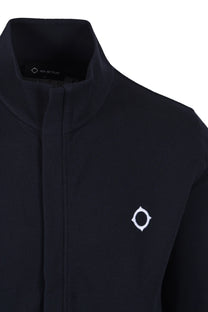 Ma.Strum Pique Full Zip Ink Navy Ma.Strum