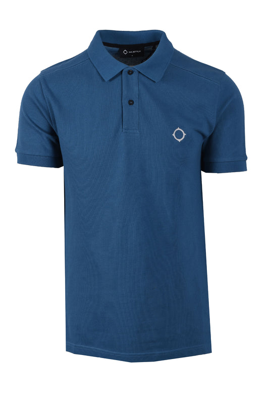 Ma.Strum SS Pique Polo Shirt Midnight