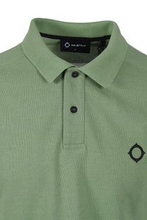 Ma.Strum SS Pique Polo Shirt Sage Ma.Strum