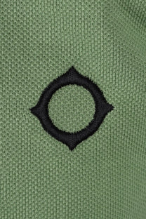 Ma.Strum SS Pique Polo Shirt Sage Ma.Strum