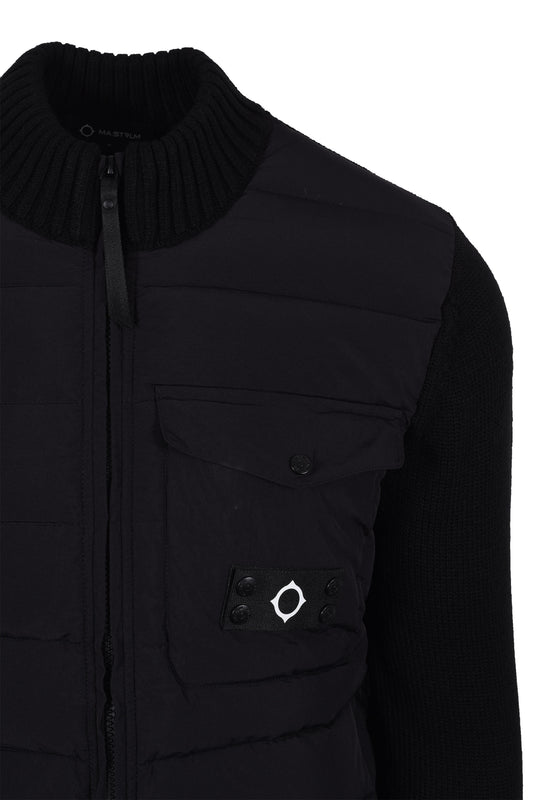 Ma.Strum Storm Knitted Jacket Jet Black