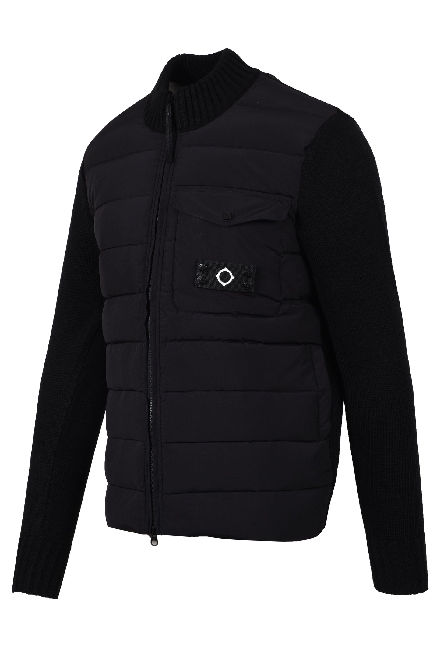 Ma.Strum Storm Knitted Jacket Jet Black