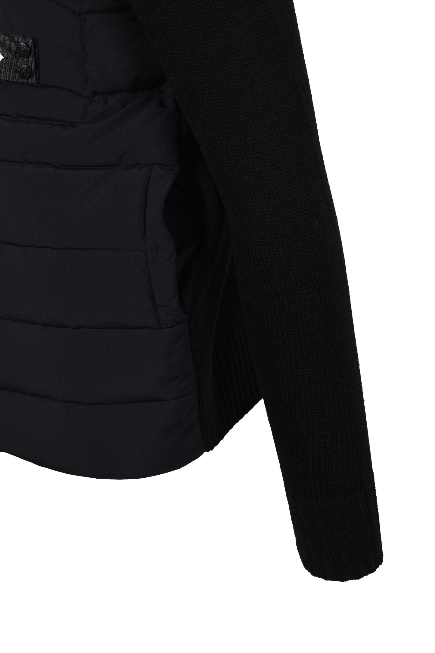 Ma.Strum Storm Knitted Jacket Jet Black