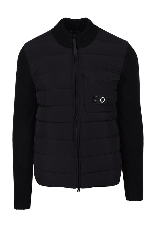 Ma.Strum Storm Knitted Jacket Jet Black