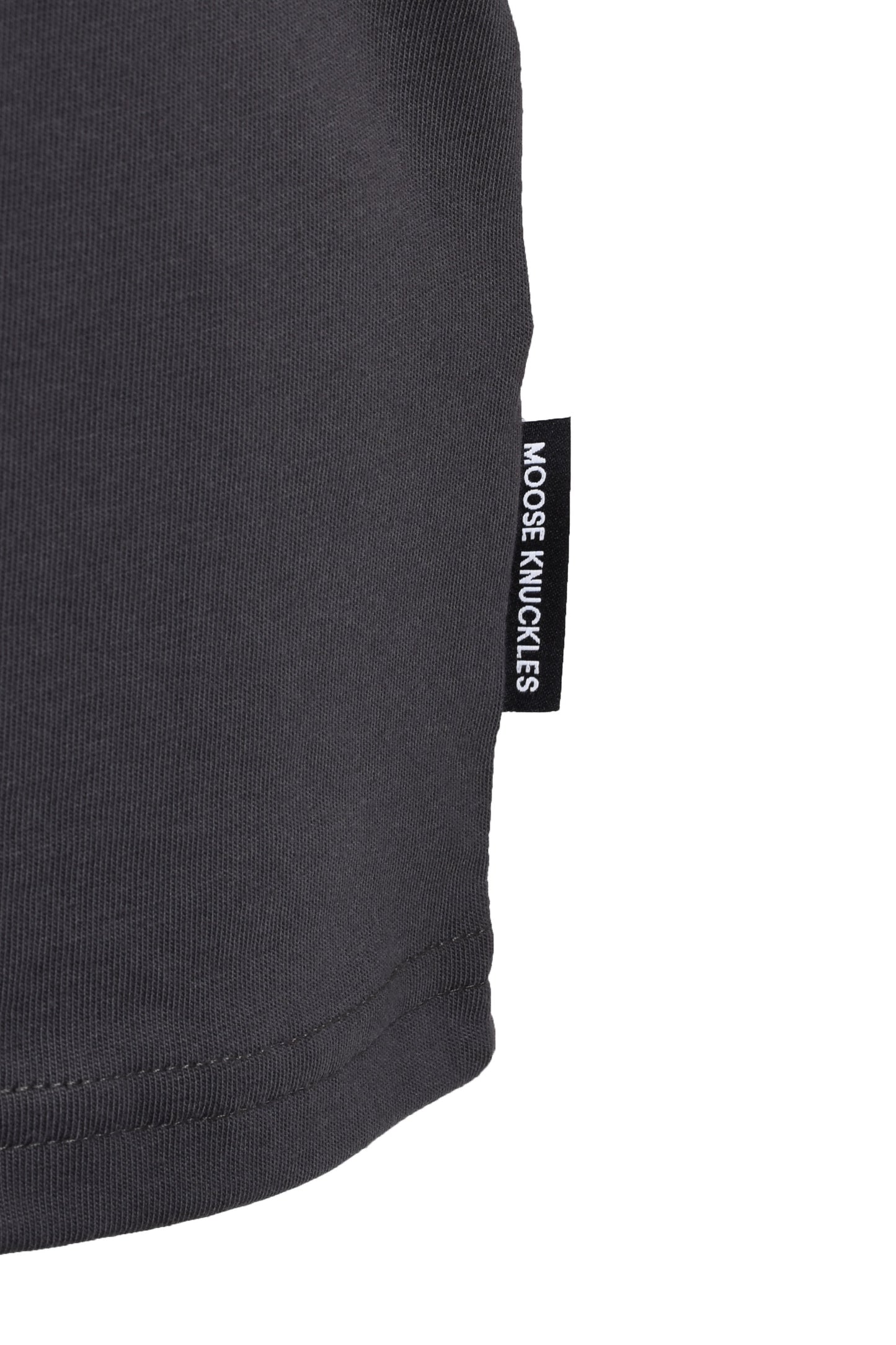 Moose Knuckles Chamblee Leaf T-Shirt Cement
