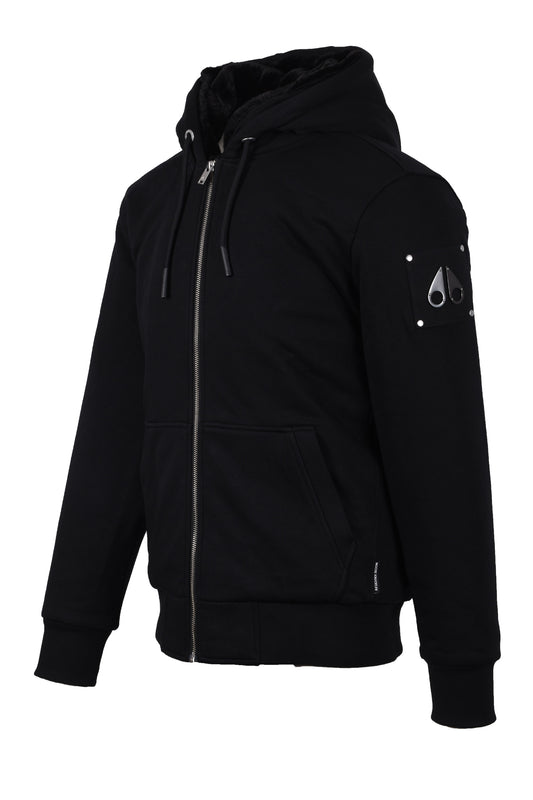 Moose Knuckles Classic Bunny Hooded Full Zip Black