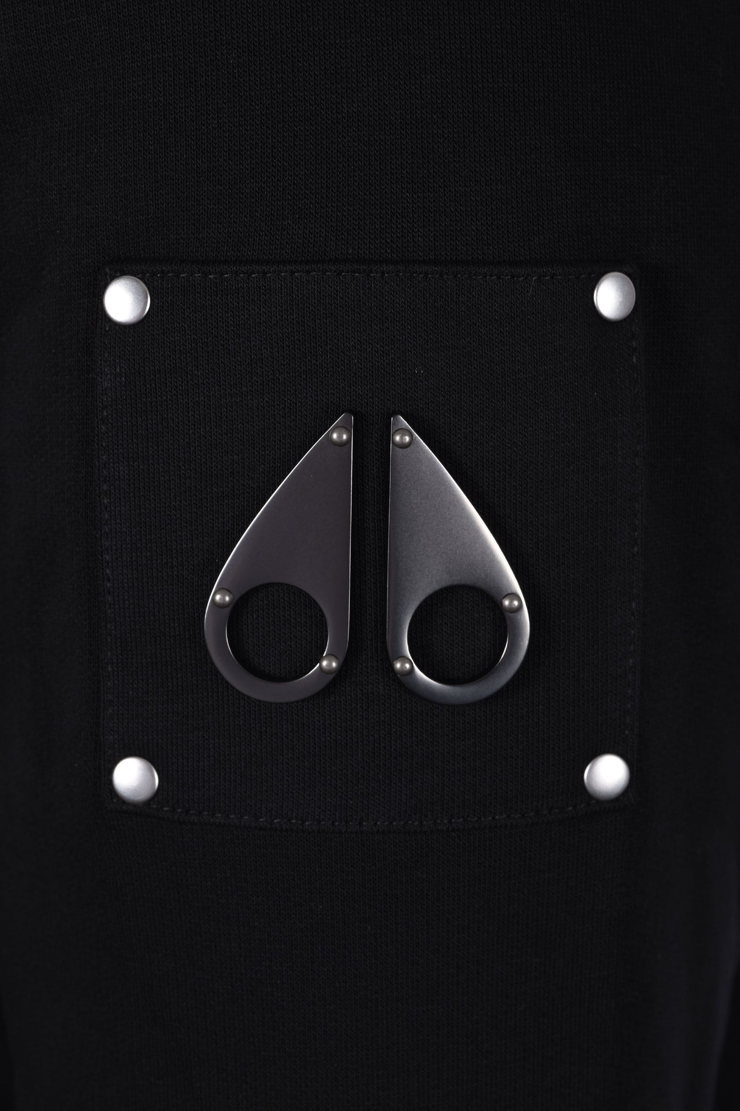 Moose Knuckles Classic Bunny Hooded Full Zip Black