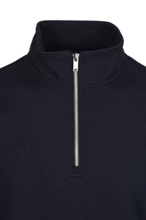 Moose Knuckles Hartsfield Half Zip Sweatshirt Navy Moose Knuckles