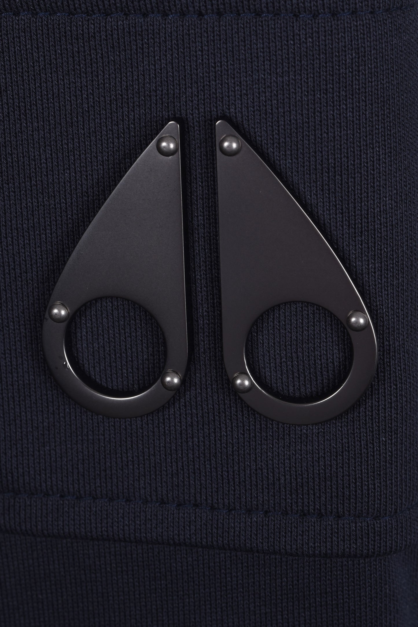 Moose Knuckles Hartsfield Half Zip Sweatshirt Navy