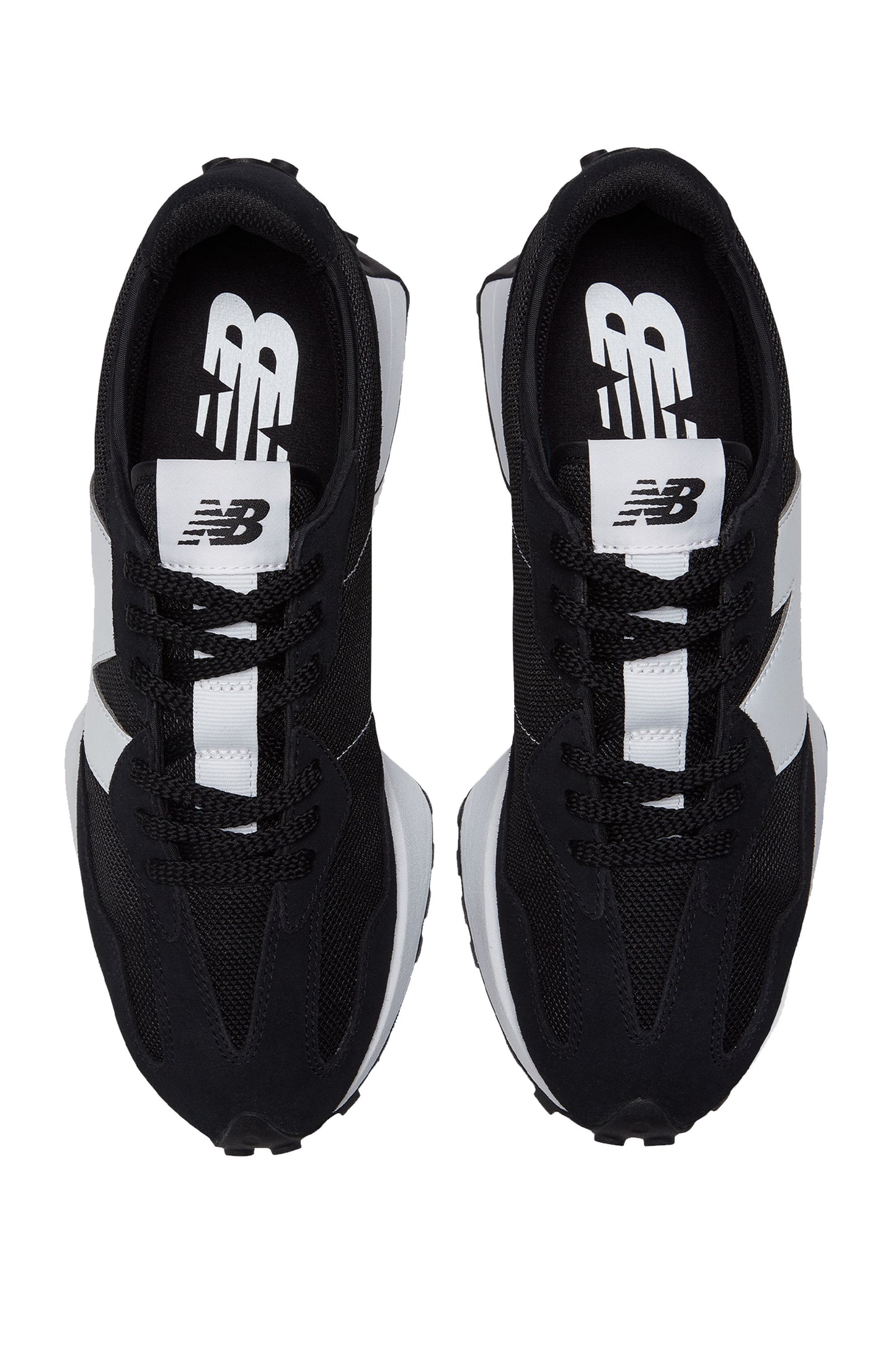 NEW BALANCE 327 TRAINER BLACK/WHITE