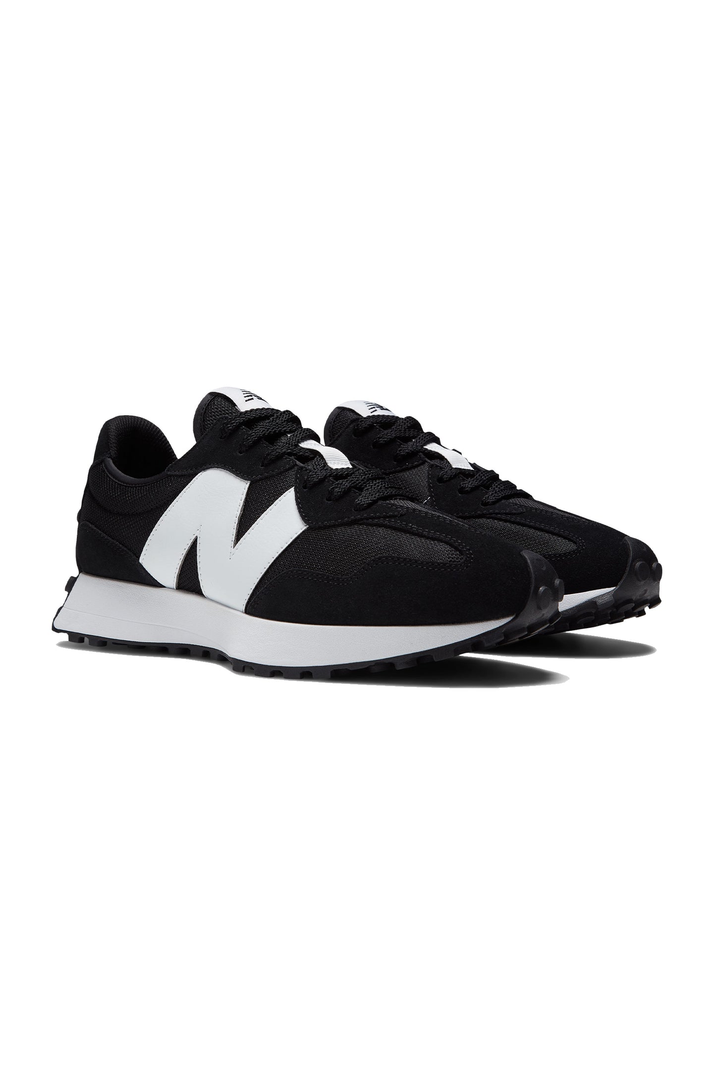NEW BALANCE 327 TRAINER BLACK/WHITE