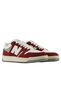 NEW BALANCE 480 TRAINER CLASSIC CRIMSON/SEA SALT New Balance Michael Stewart Menswear