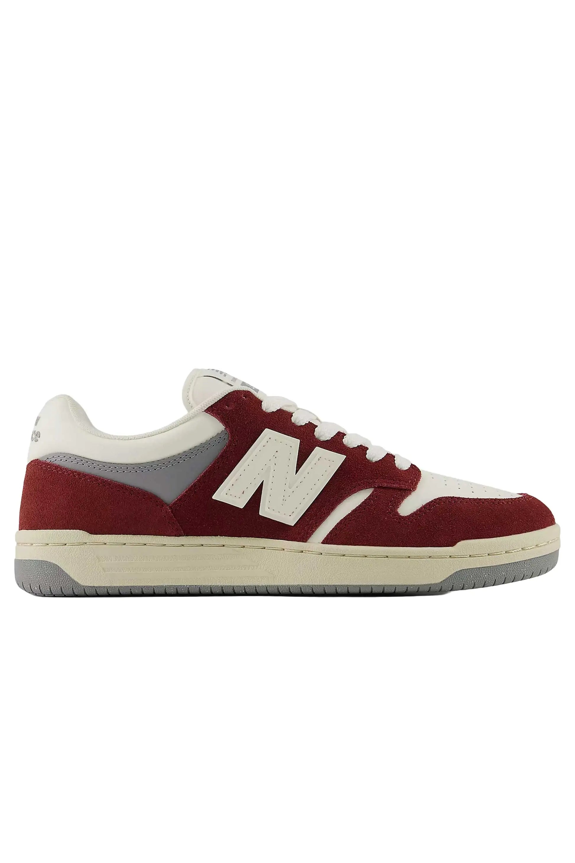 NEW BALANCE 480 TRAINER CLASSIC CRIMSON/SEA SALT New Balance Michael Stewart Menswear