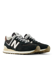 NEW BALANCE 574 TRAINER BROWN/DARK SILVER New Balance