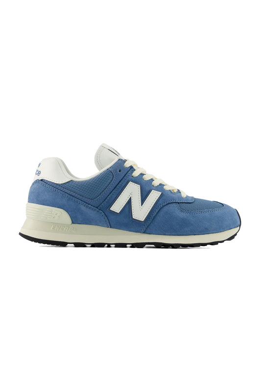 NEW BALANCE 574 TRAINER HERON BLUE/ANGORA New Balance Michael Stewart Menswear  Trainers