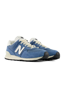 NEW BALANCE 574 TRAINER HERON BLUE/ANGORA New Balance Michael Stewart Menswear  Trainers