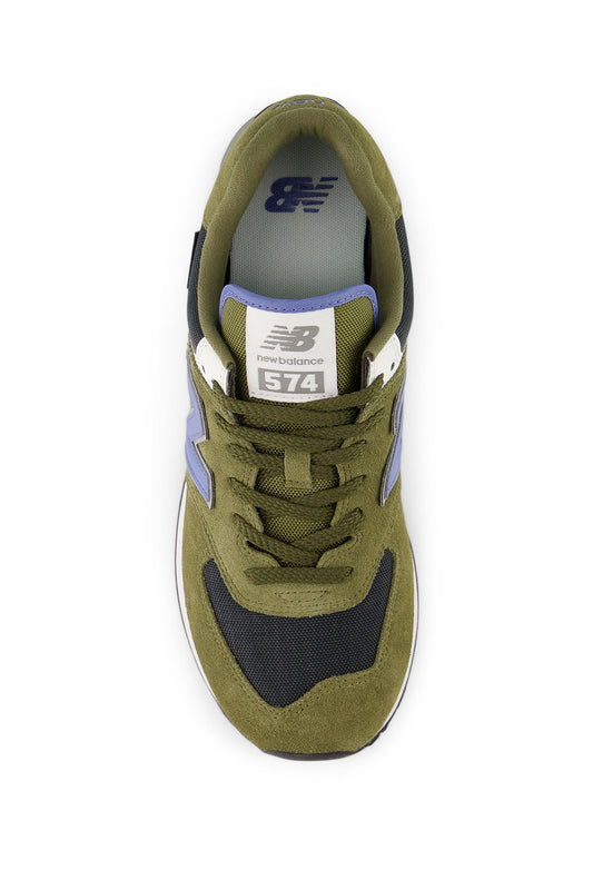 NEW BALANCE 574 TRAINER KHAKI/FAIRWEATHER BLUE