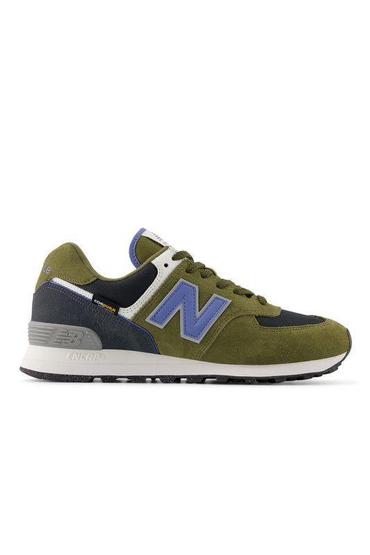 NEW BALANCE 574 TRAINER KHAKI/FAIRWEATHER BLUE