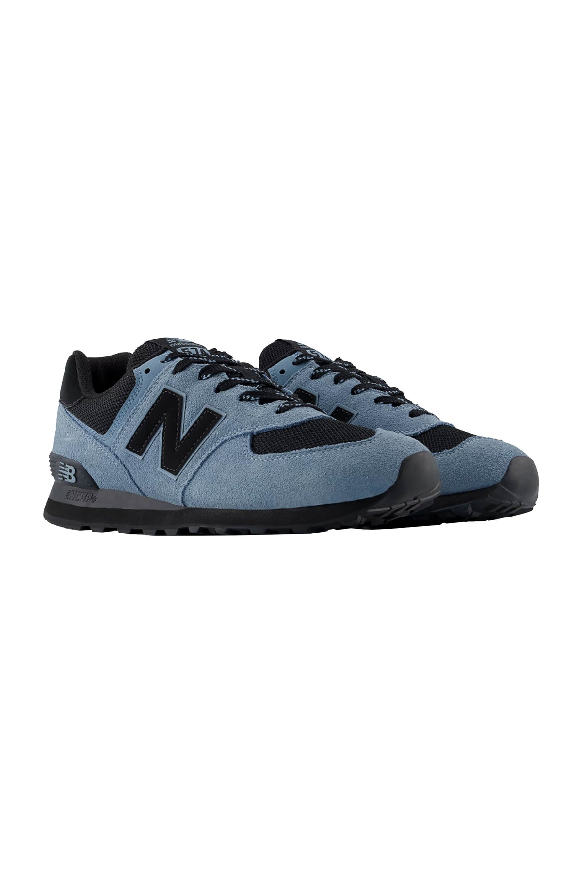 NEW BALANCE 574 TRAINER ZINC BLUE/BLACK