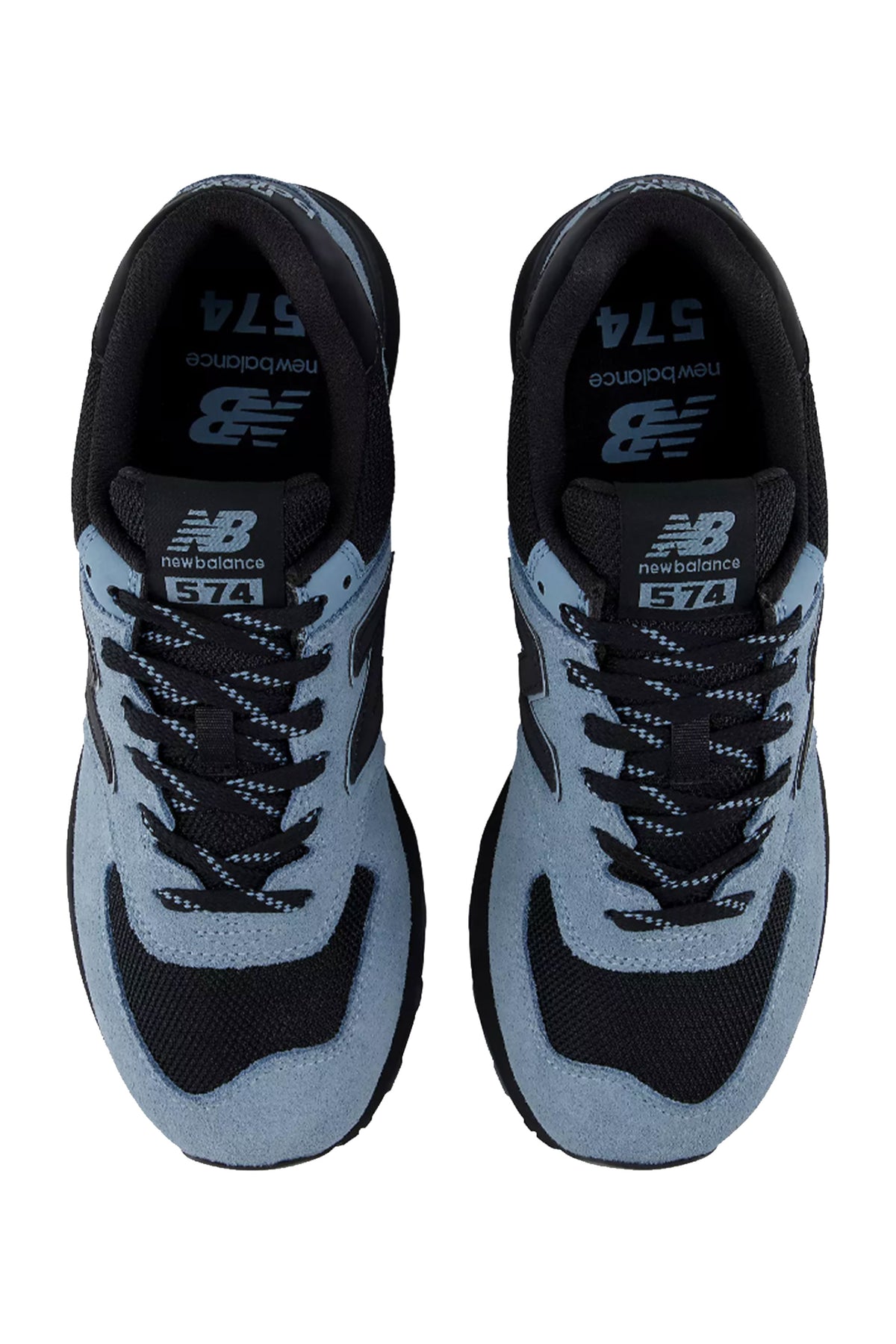 NEW BALANCE 574 TRAINER ZINC BLUE/BLACK