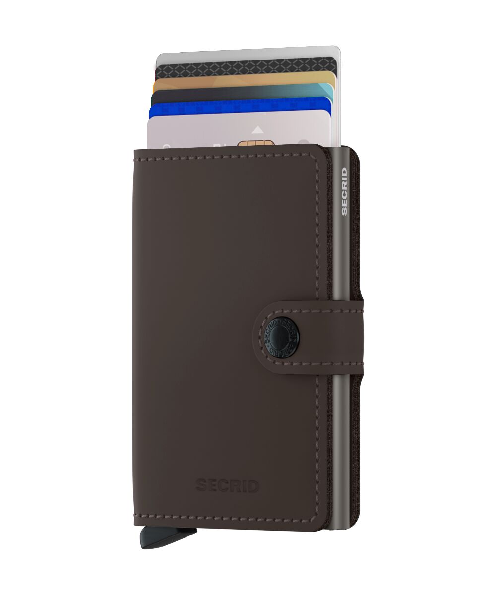 Secrid SECRID MINI WALLET MATTE TRUFFLE