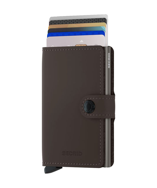 Secrid SECRID MINI WALLET MATTE TRUFFLE