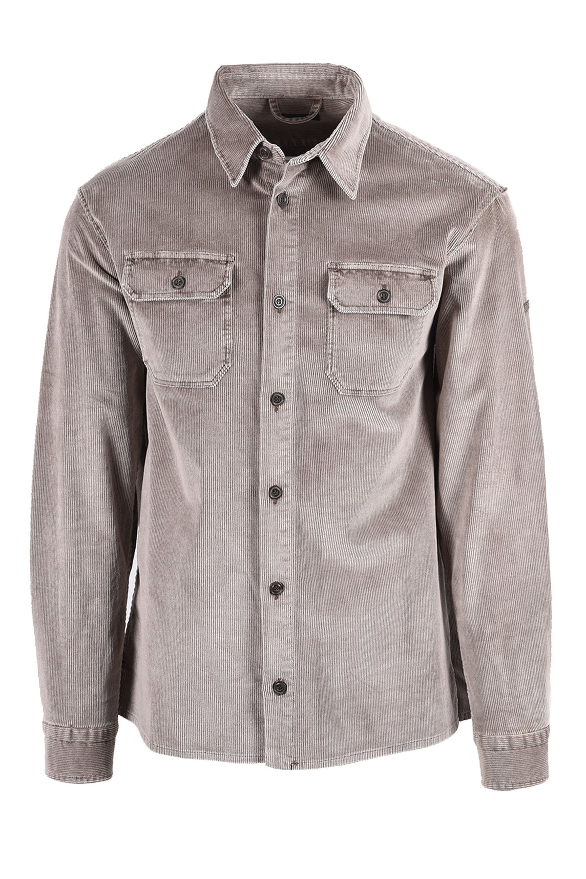 PAUL AND SHARK CORDUROY OVERSHIRT STONE
