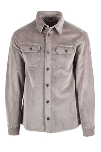 PAUL AND SHARK CORDUROY OVERSHIRT STONE