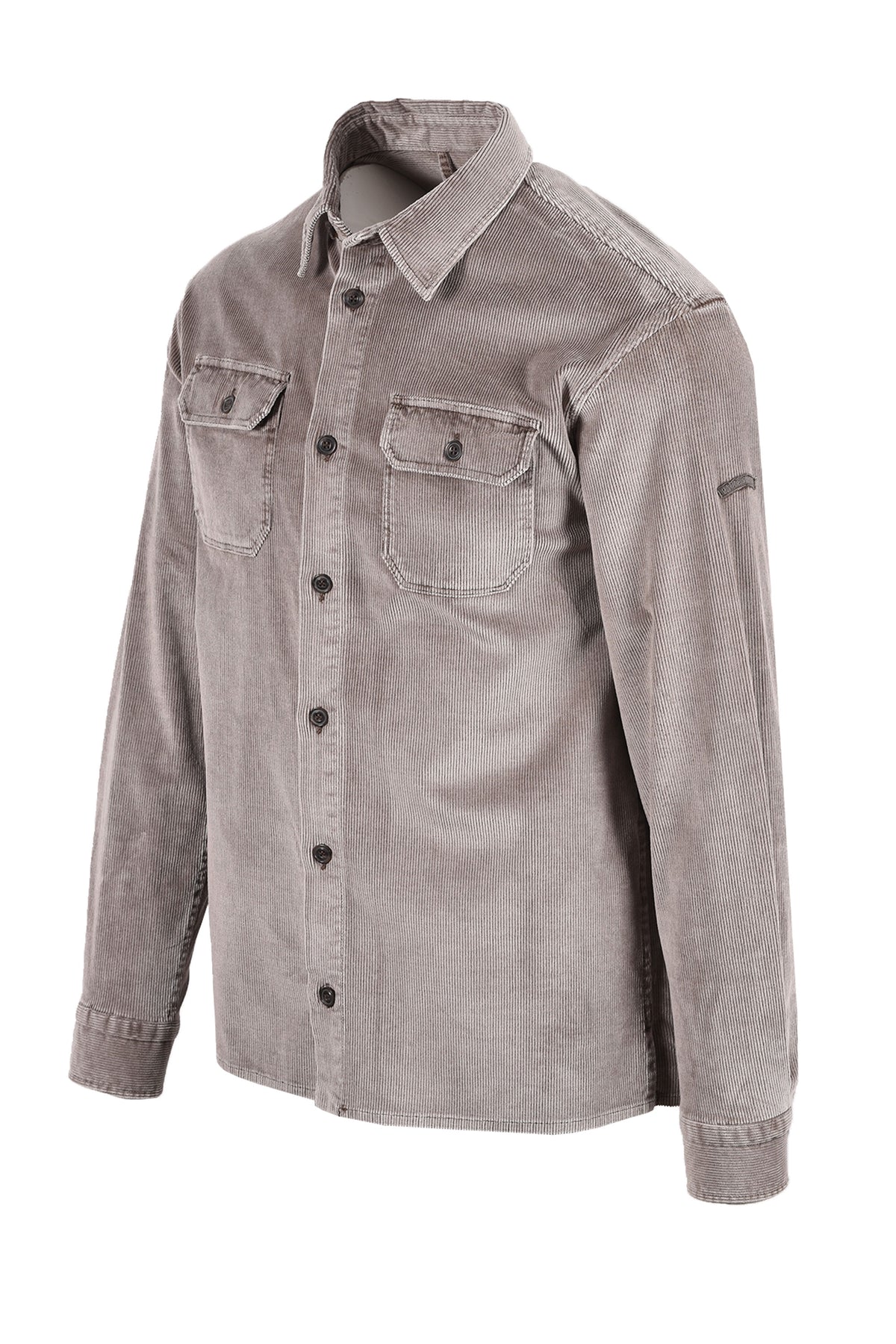 PAUL AND SHARK CORDUROY OVERSHIRT STONE