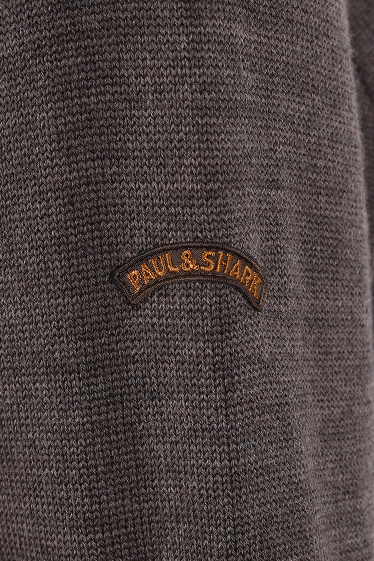PAUL AND SHARK HALF ZIP JUMPER BROWN