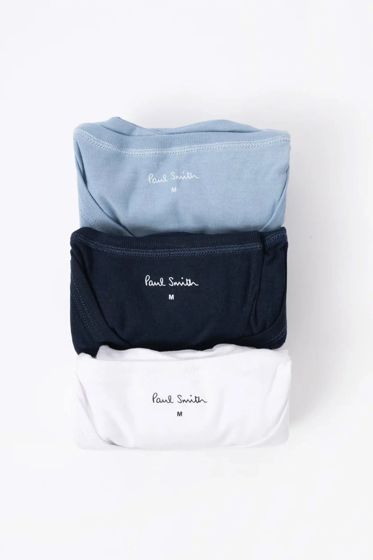 PAUL SMITH 3 PACK T-SHIRT WHITE/NAVY/BLUE Paul Smith