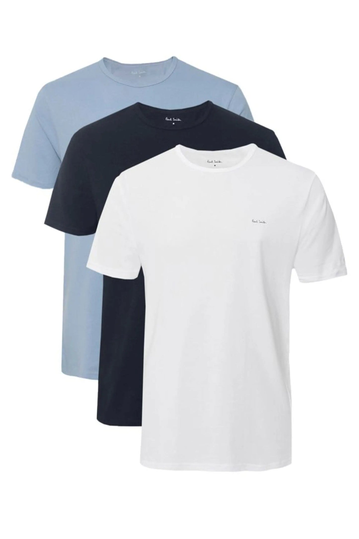 PAUL SMITH 3 PACK T-SHIRT WHITE/NAVY/BLUE Paul Smith