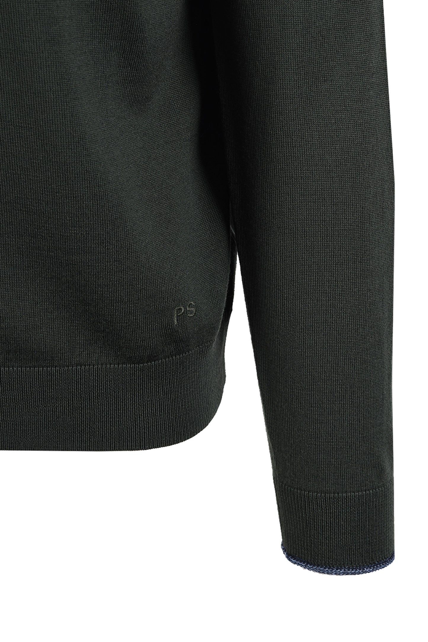 PAUL SMITH CARDIGAN ZIP UP GREEN Paul Smith Michael Stewart Menswear  Knitwear