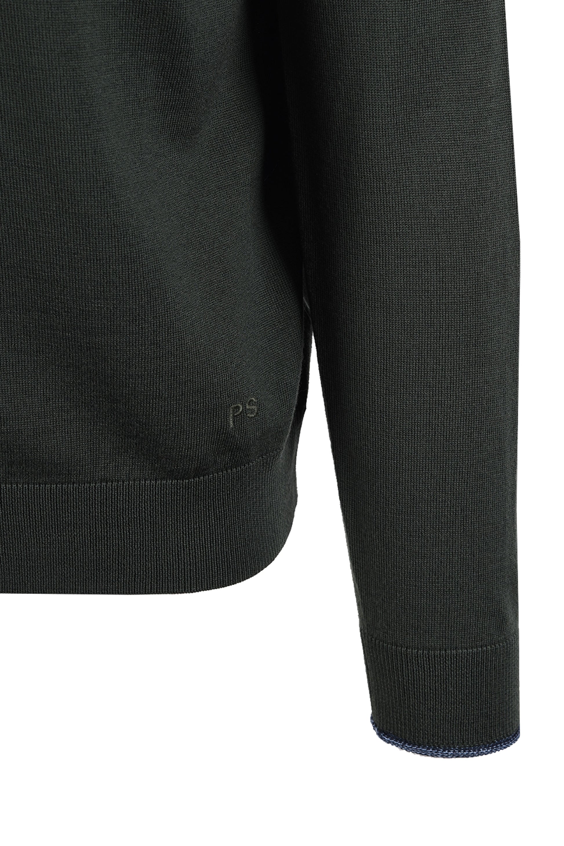 PAUL SMITH CARDIGAN ZIP UP GREEN Paul Smith Michael Stewart Menswear  Knitwear
