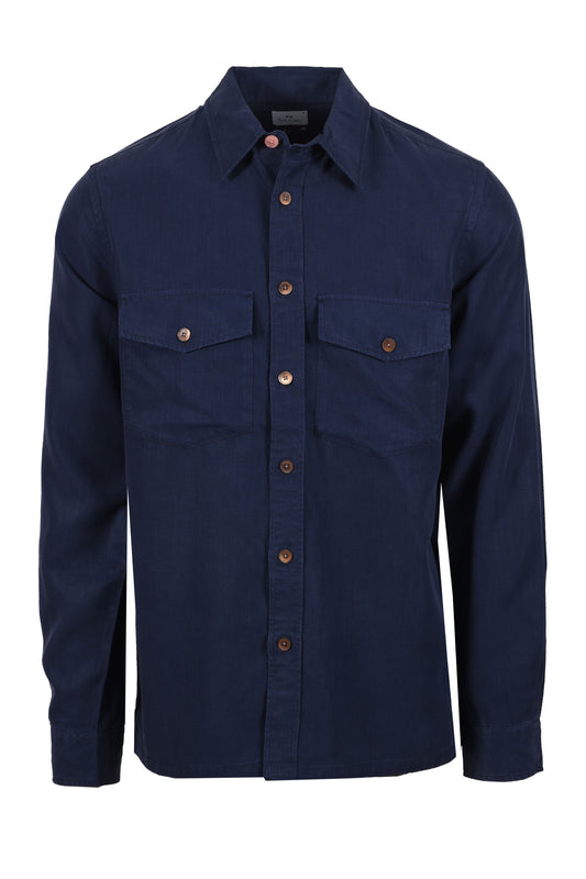 PAUL SMITH CASUAL FIT LS SHIRT NAVY