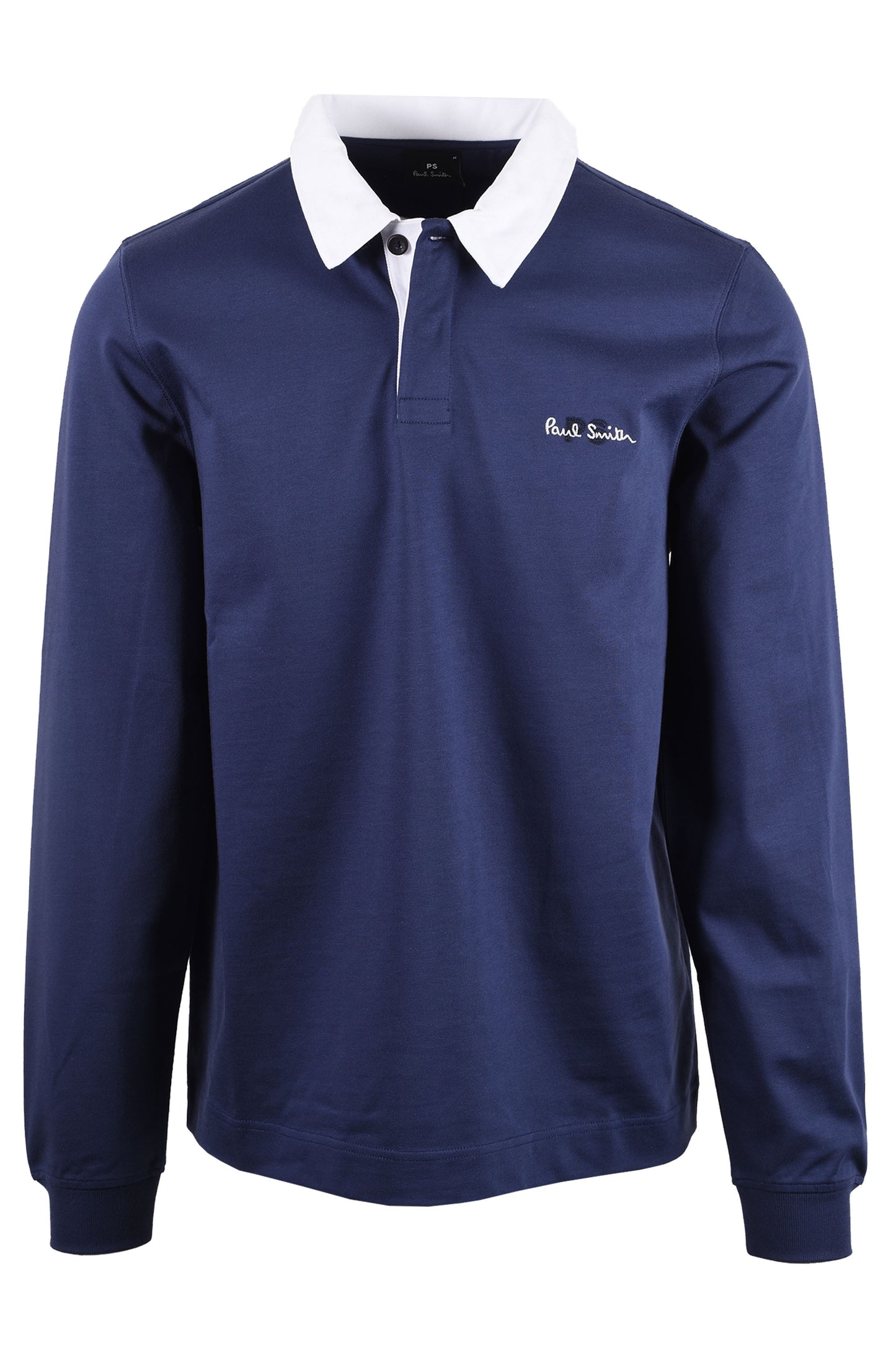 PAUL SMITH CASUAL FIT RUGBY TOP INKY BLUE Paul Smith Michael Stewart Menswear  Polo Shirts